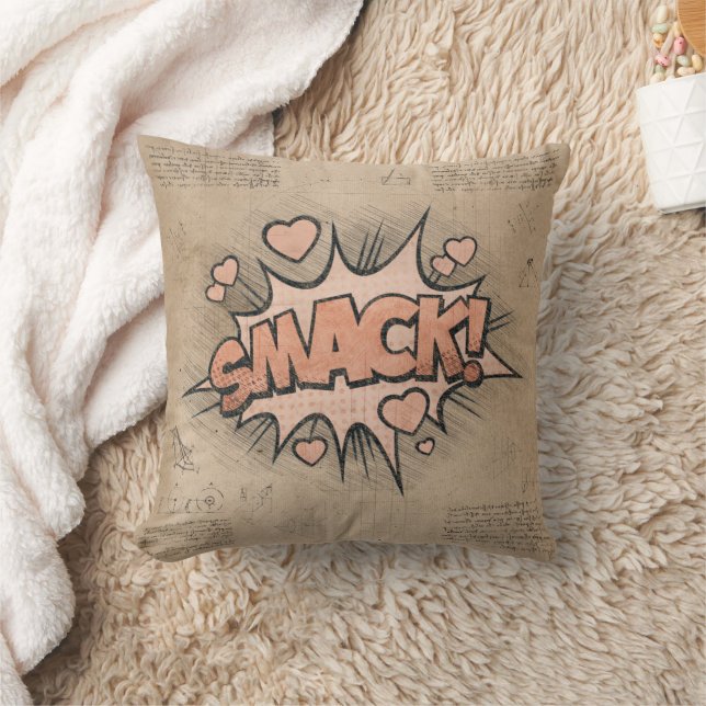 Coussin SMACK ! Vintage Comic Book (Couverture)