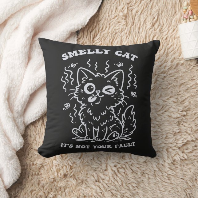 Coussin Smelly Cat Iconic Song (Couverture)