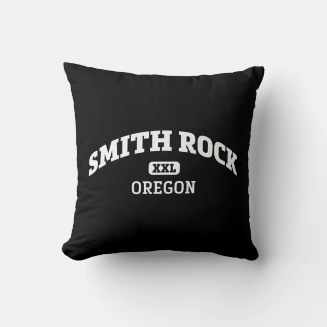 Coussin Smith Rock College Style Rock Escalade Area Design (Recto)