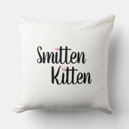 Coussin Smitten Kitten Cute Valentine’s Day