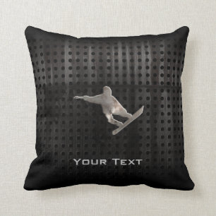Coussin Snowboarding grunge