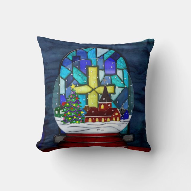 Coussin Snowglobe Whimsey (Recto)