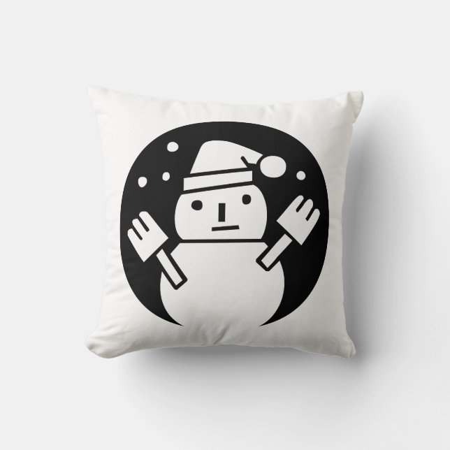 Coussin Snowman (Recto)