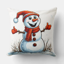 Snowman gai habillé en Casquette d'hiver