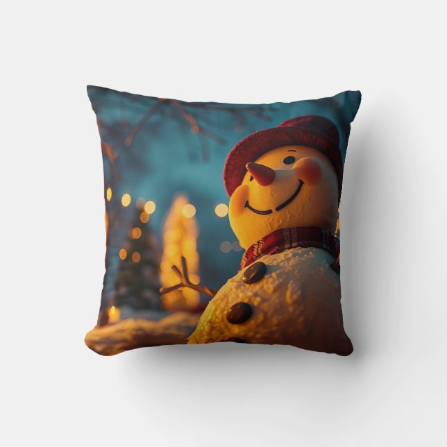 Coussin Snowman pillow (Recto)