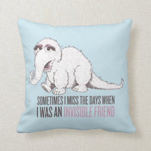 Coussin Snuffleupagus   Parfois je regrette le passé