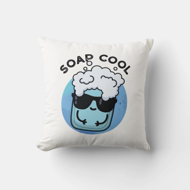 Coussin Soap Cool Funny Soap Pun (Recto)