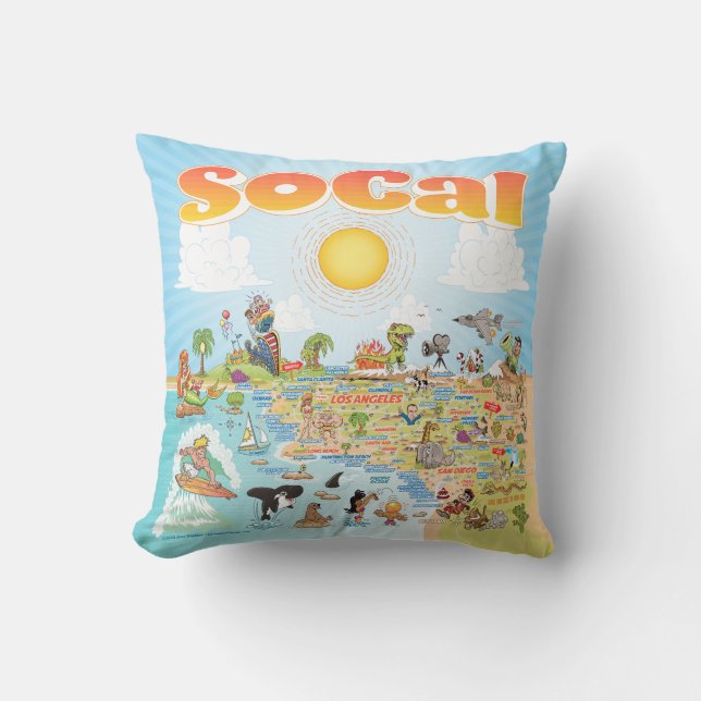 Coussin SoCal (Recto)