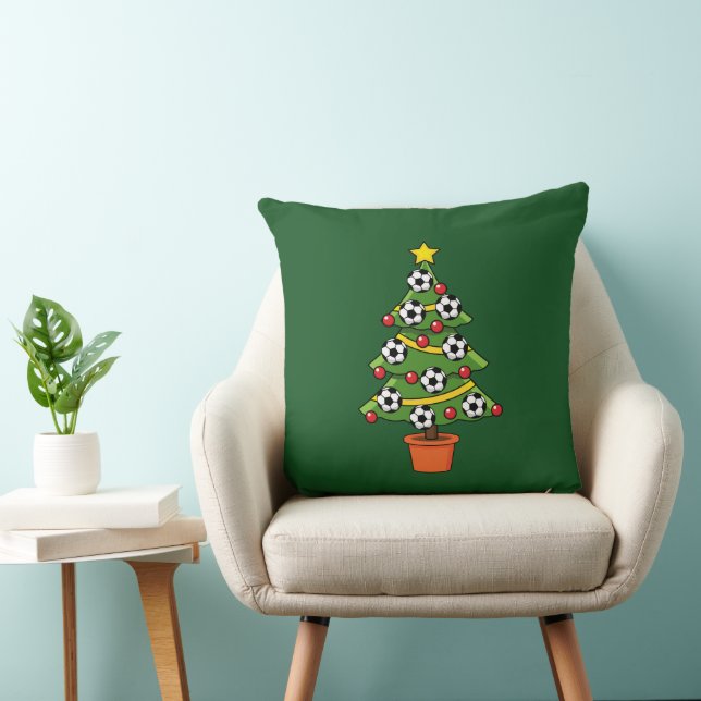 Coussin Soccer Football Christmas Tree (Chaise)