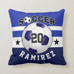 Coussin Soccer Sports Jersey Nom personnalisé Numéro  co
