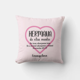 Coussin SOEUR D'UNE AUTRE MÈRE Meilleure amie chrétienne P