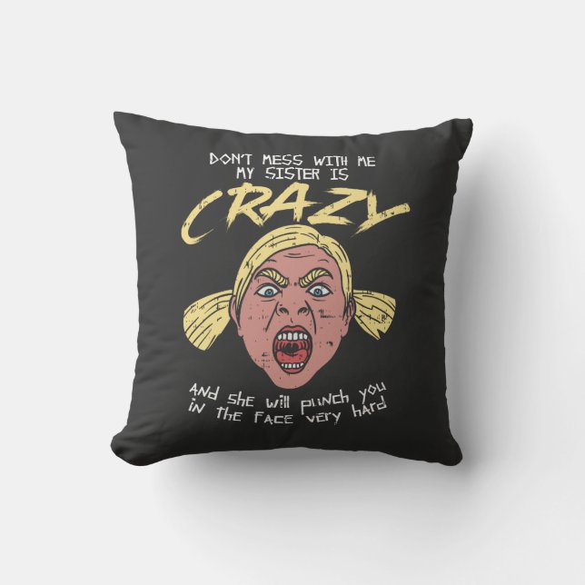 Coussin Sœur folle (Recto)
