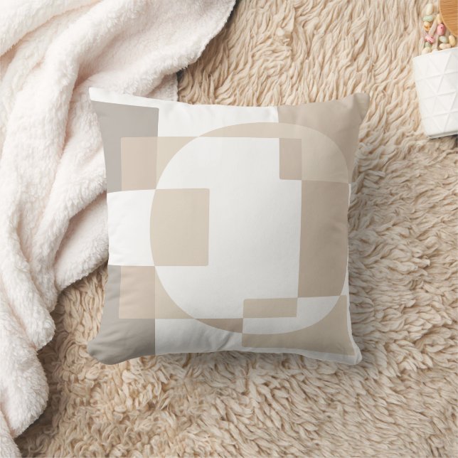 Coussin Soft Geometric Blocks – Simple and Sleek (Couverture)