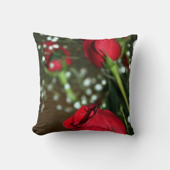 Coussin Soft Red Roses (Recto)