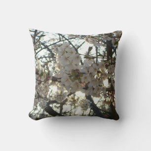 Coussin Soirée Fleurs de cerisiers II Printemps coucher de