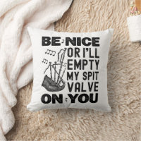 Sois gentil ou je viderai mon sac de valve d'évacu