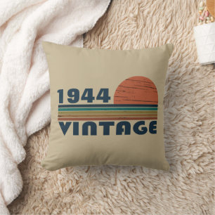 Coussin Soixante-dix vintages fête du 80e anniversaire