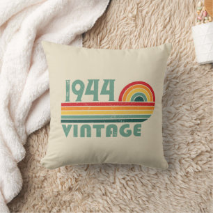 Coussin Soixante-dix vintages fête du 80e anniversaire