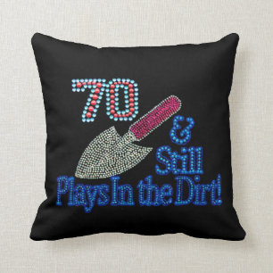 Coussin Soixante-dixième cadeau d'anniversaire fabuleux
