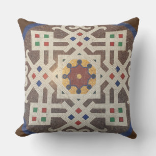Coussin Sol en mosaïque ancienne à Milan - art italien