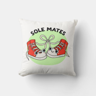Coussin Sole Mates Funny Chaussure Pun