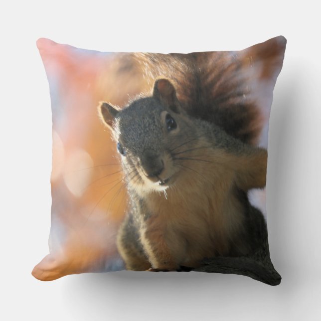 Coussin Soleil d'automne (Recto)