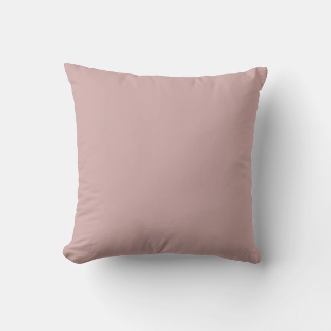 Coussin solide rose muet (Recto)