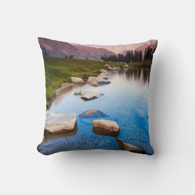 Coussin Solitude de lac (Recto)