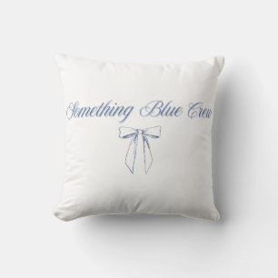 Coussin Something Blue Crew Design Nœud Bleu pour la Mar
