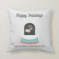 Sonogramme Faire-part de grossesse Globe des neige