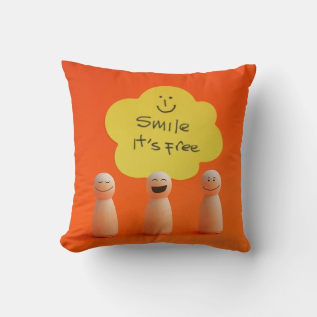 Coussin Sonríe, es gratis (Recto)