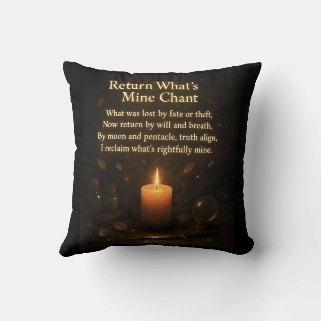 Coussin Sorcier et sorcières  (Verso)