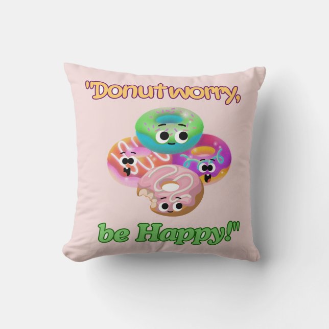 COUSSIN SOUCIEZ-VOUS D'ÊTRE HEUREUX (Recto)