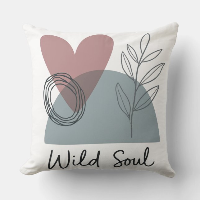 Coussin Soul sauvage (Recto)