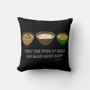 Coussin Soupe Design Jeu d'oreiller