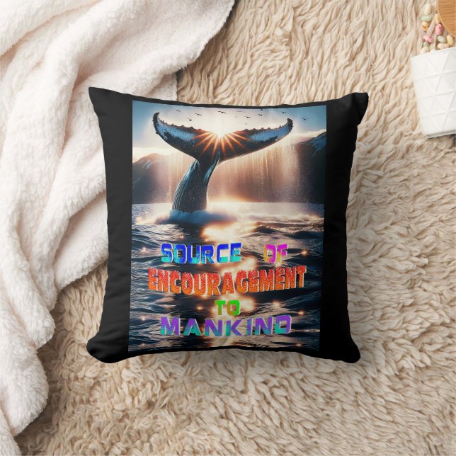 Coussin Source D'Encouragement À L'Humanité (Couverture)