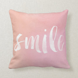 Coussin Sourire 16" d'aquarelle x 16" carreau