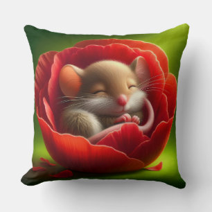 Coussin Souris Bébé très mignonne Dormir