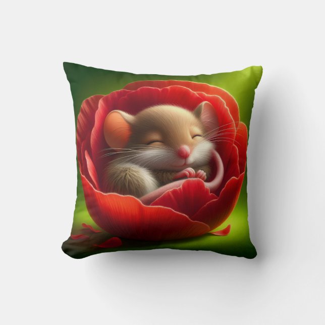 Coussin Souris couchée (Recto)