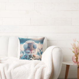 Coussin Souris de campagne portant des armoiries