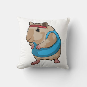 Coussin Souris en tant que coureur avec bandeau