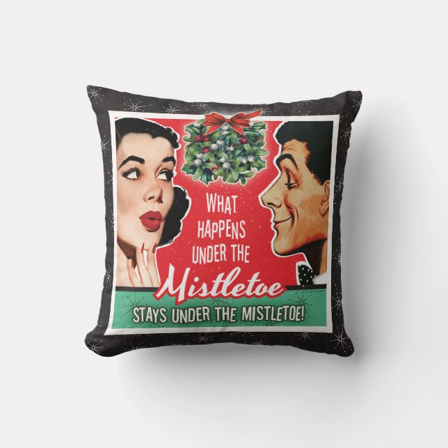 Coussin Sous Le Mistletoe (Recto)