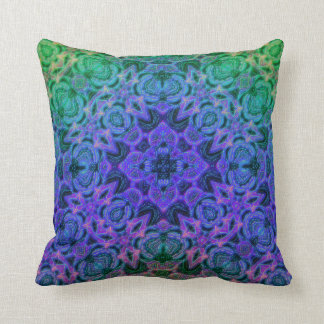 Coussin sous-marin de mandala de jardin du cottage