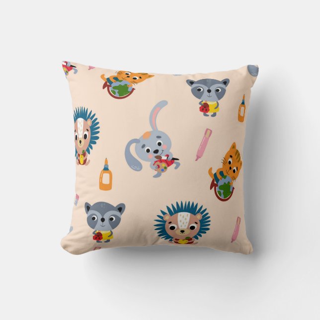 Coussin Soutien de retour à l'école Jeu d'oreiller (Recto)