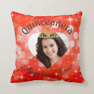 Coussin Souvenir de coupe-circuit de coeur de photo de