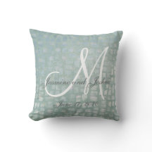 Souvenir géométrique de mariage de monogramme de