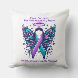 Coussin Souvenir Pour Toujours Dans Nos Coeurs Mémoire Sui