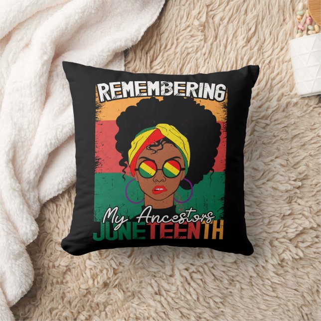 Coussin Souvenirs de mes ancêtres Jour de la Liberté (Couverture)