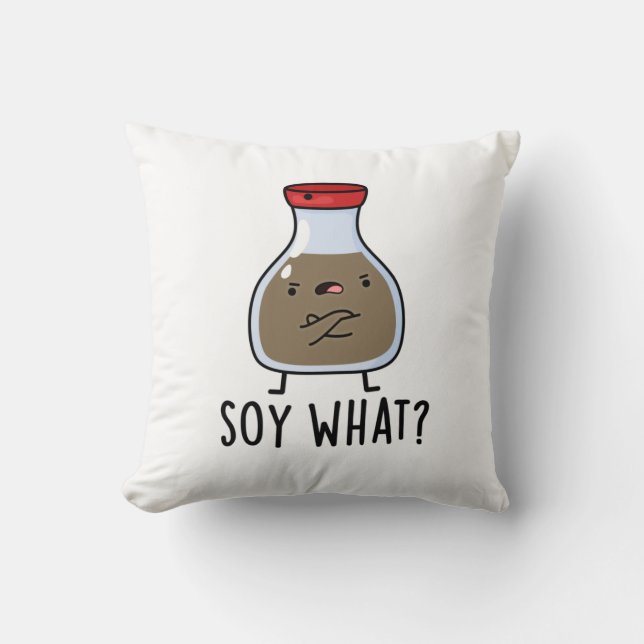 Coussin Soy Quel Drôle Pun De Sauce De Soja (Recto)