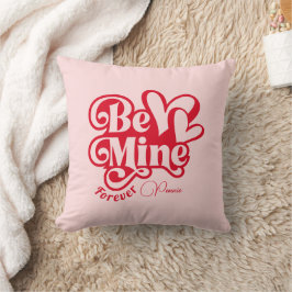 Coussin Soyez à moi pour toujours Personnalisé Romantique